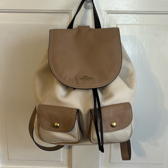 Coach Leather Backpack - Picture 1 of 12